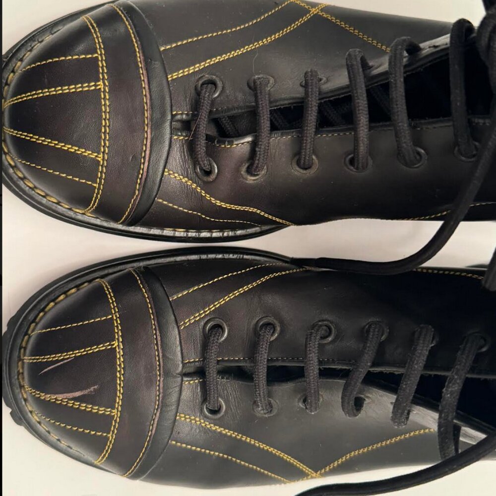 Prada black sports moto leather boots never worn perfect condion amazing boots! - Picture 11 of 14